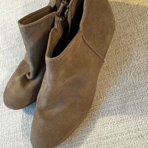 Style & Co. Taupe Ankle Booties
